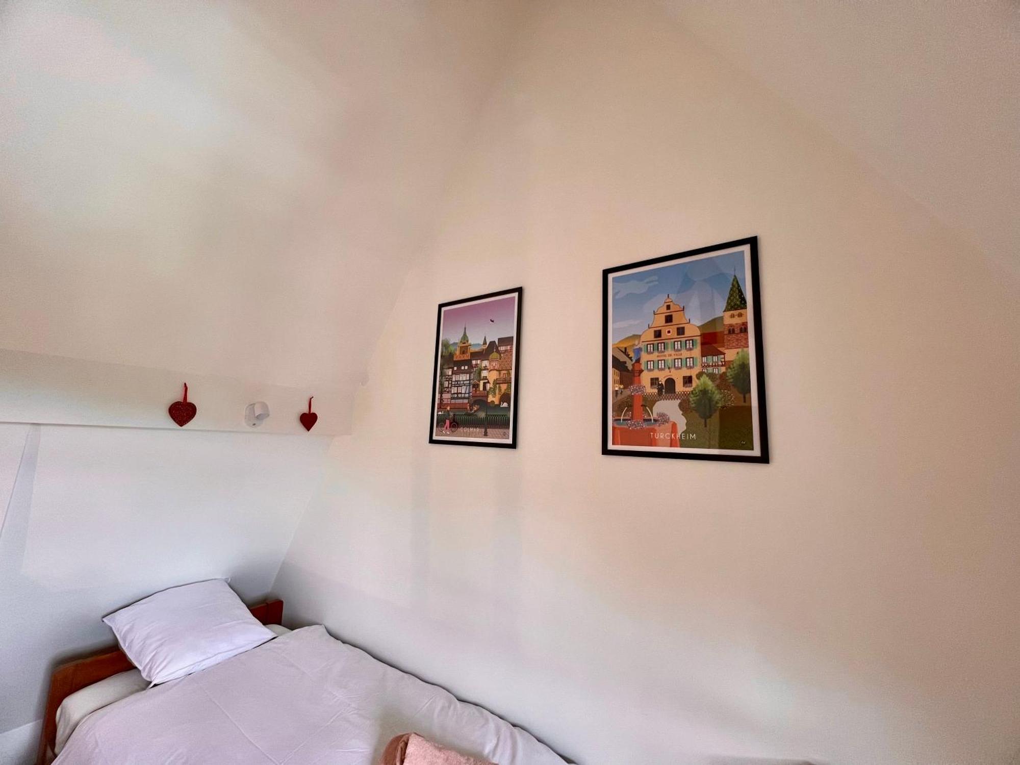 Duplex Au Coeur De Turckheim, 10 Min De Colmar Et Place De Parking Extérieur photo