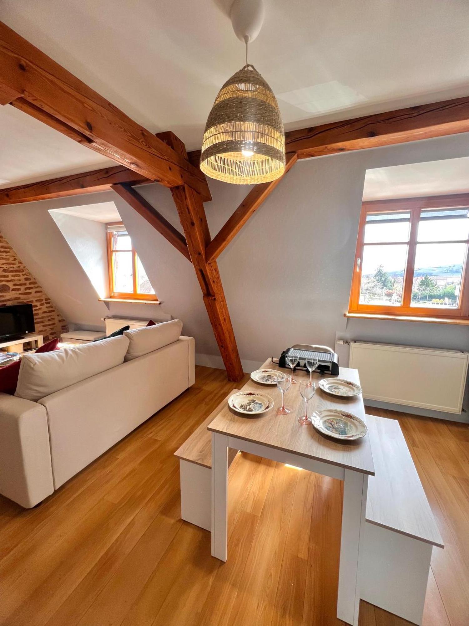 Duplex Au Coeur De Turckheim, 10 Min De Colmar Et Place De Parking Extérieur photo
