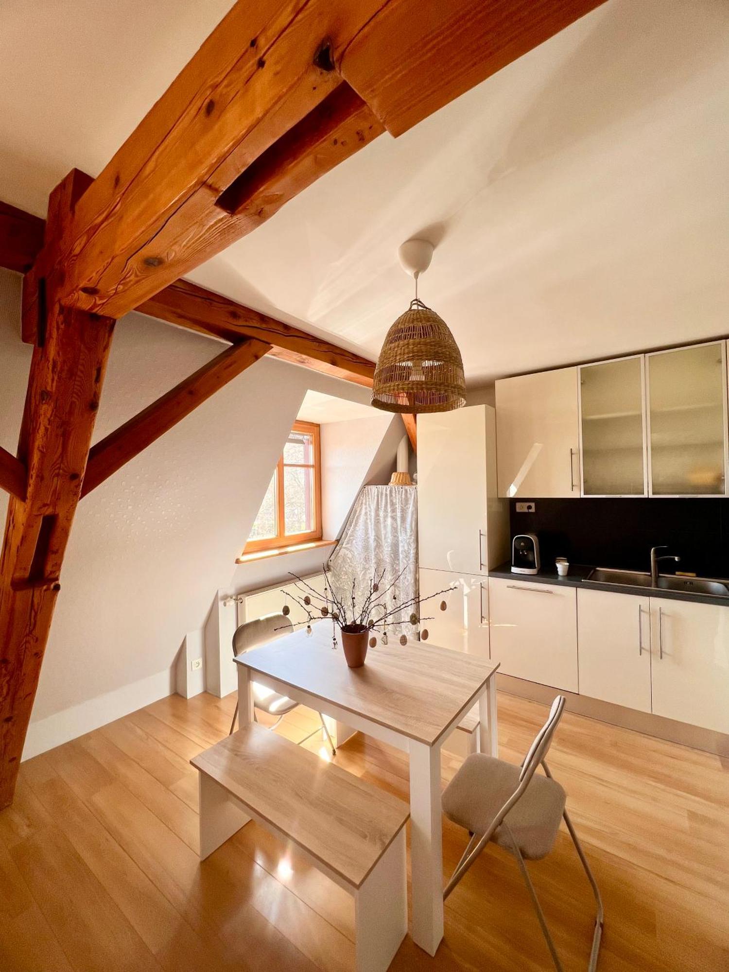 Duplex Au Coeur De Turckheim, 10 Min De Colmar Et Place De Parking Extérieur photo